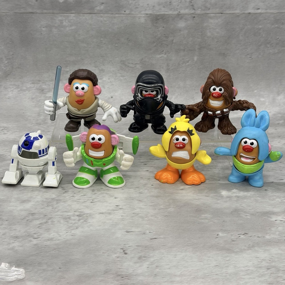LOT OF 6 MINI Mr. Potato Head Disney TOY STORY Star Wars Mixable Mashable Figure